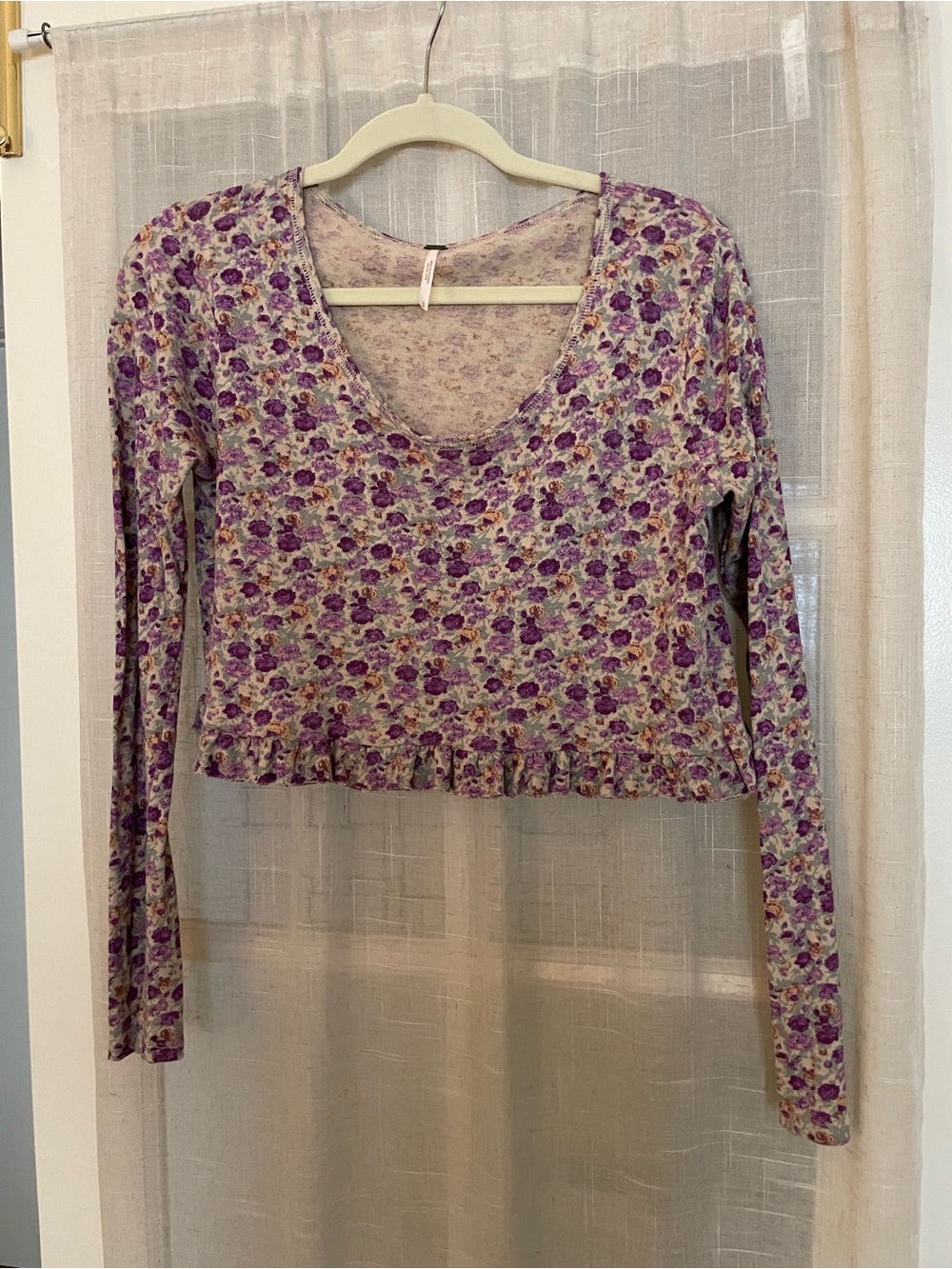 Free People floral long sleeve